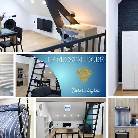 Appartement *le Cristal Dore*wifi*parking Lens